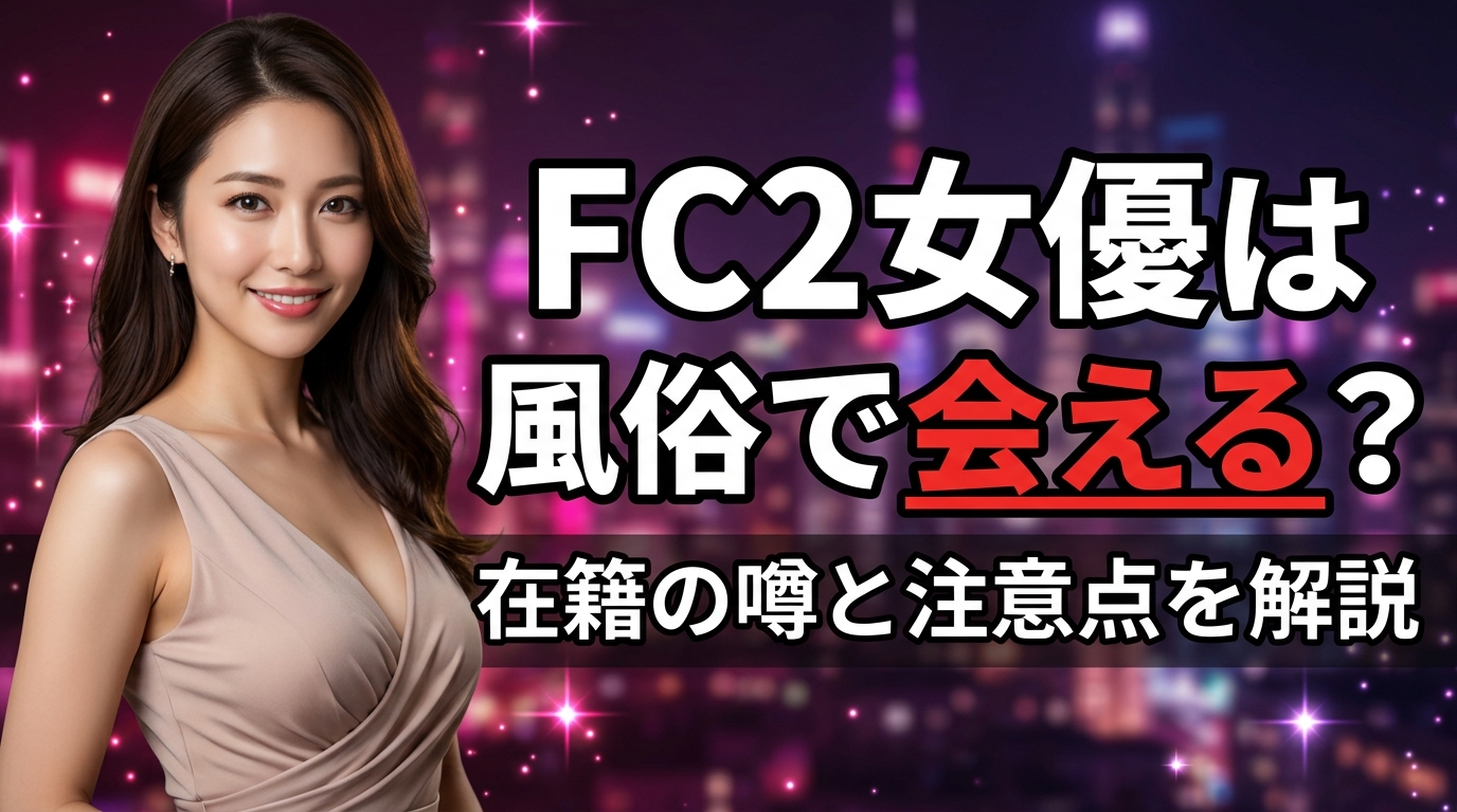 FC2女優は風俗で会える?ソープ・デリヘル在籍の噂と本物の風俗嬢を楽しむ方法【2026年最新】