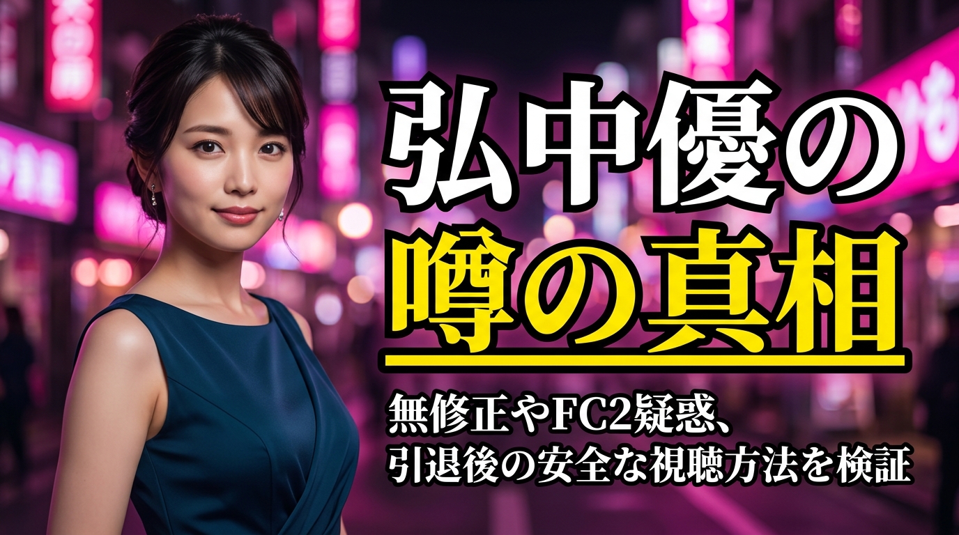 弘中優の無修正は存在する?デビュー前FC2の噂と引退した本人を安全に観る方法【2026年最新】