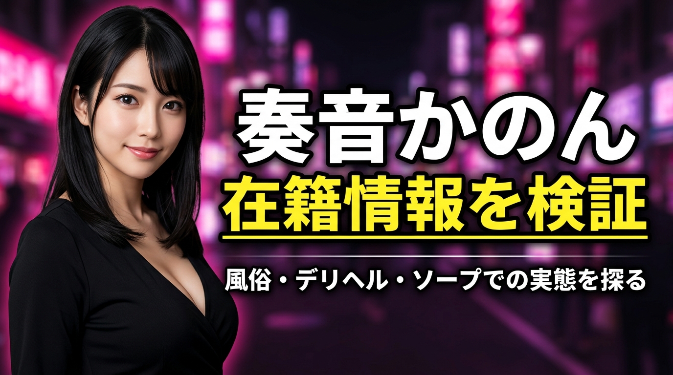 奏音かのん(かなでかのん)は風俗で会える?デリヘル・ソープの在籍情報を検証【2026年最新】