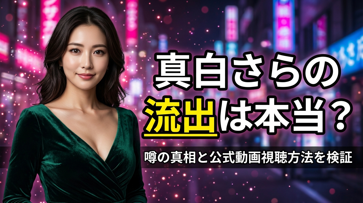 真白さらの無修正・FC2流出は本当？噂の真相と本人を安全に観る方法【2026年最新】