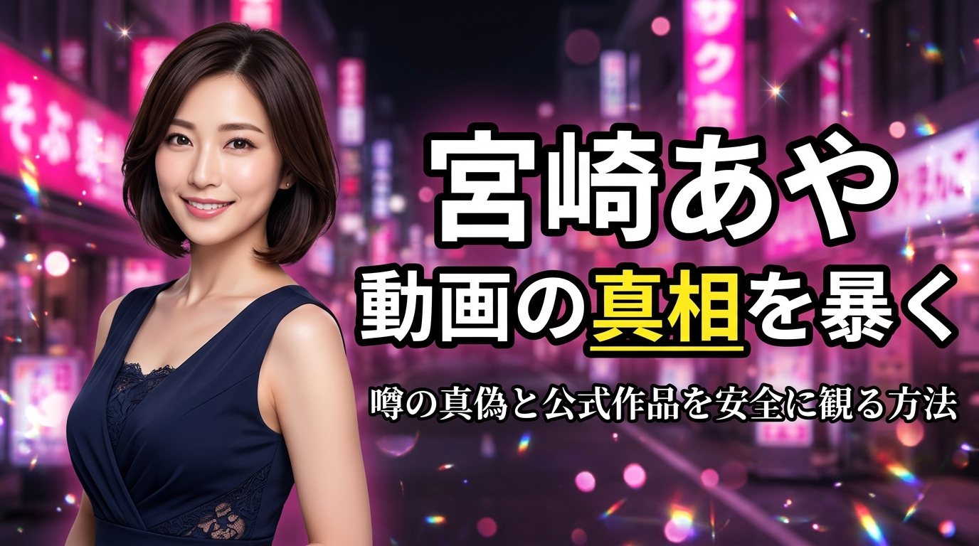 宮崎あやの無修正・流出動画は本当?噂の真相と本人を安全に観る方法【2026年最新】