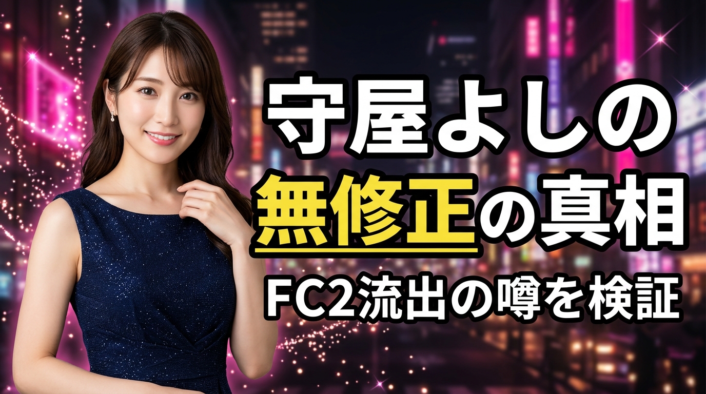 守屋よしのの無修正・FC2流出は本物?デビュー前の噂の真相と本人を観る方法【2026年最新】