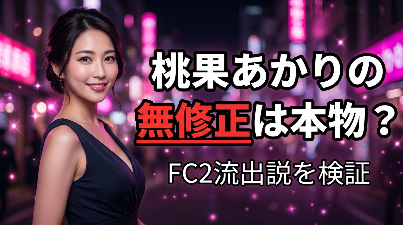 桃果あかりの無修正は本物?FC2流出説を検証【2026年最新】