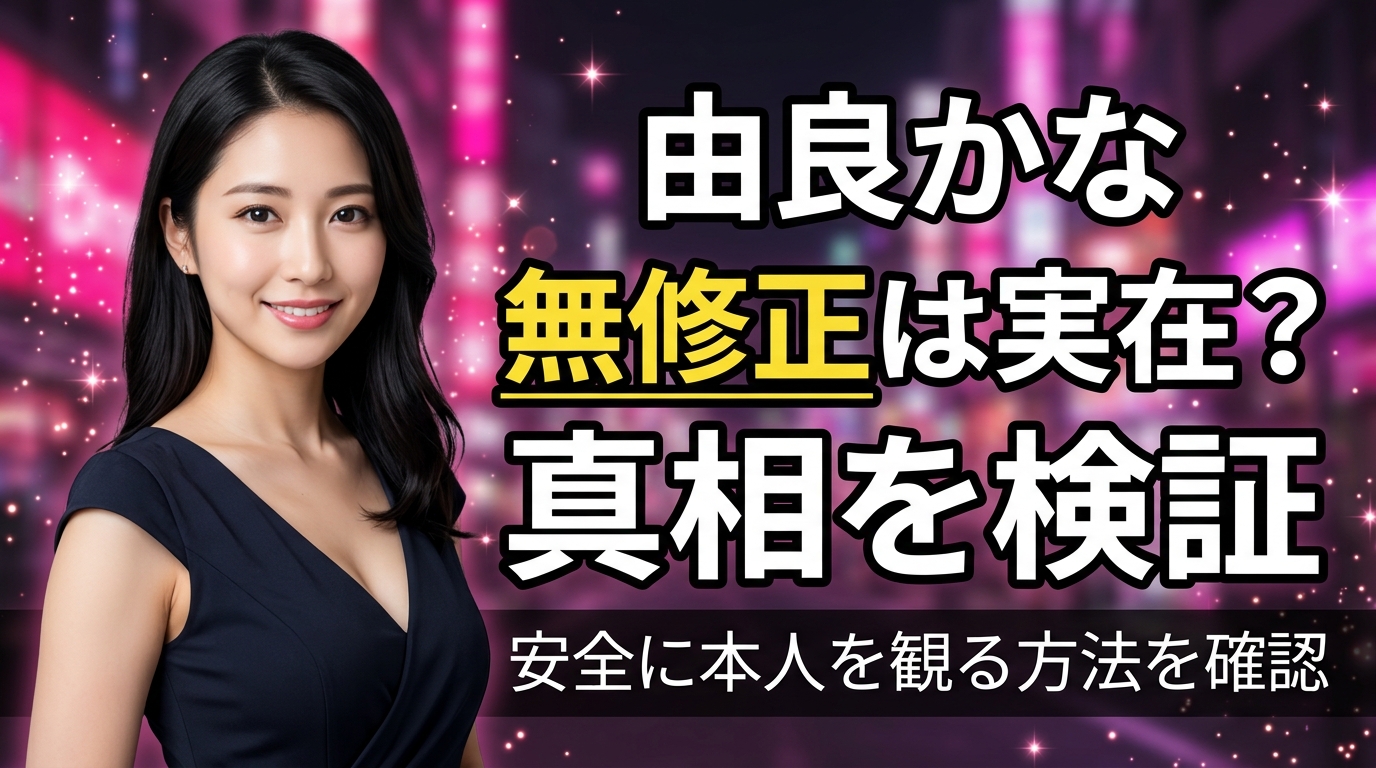 由良かなの無修正は存在する？流出・FC2の噂の真相と本人を安全に観る方法【2026年最新】
