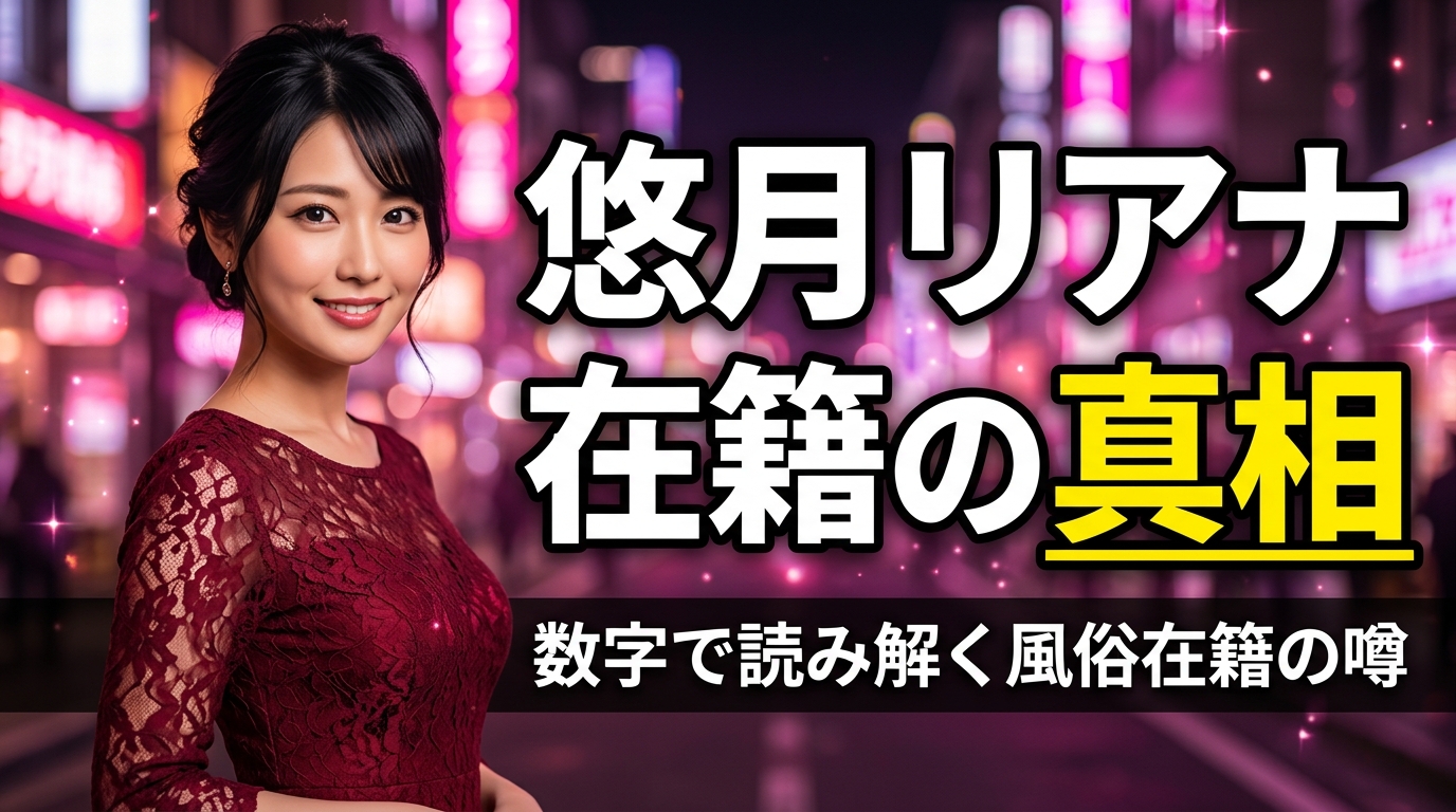 悠月リアナは風俗で会える？川崎ソープ在籍の真相を数字で検証！【2026年最新】