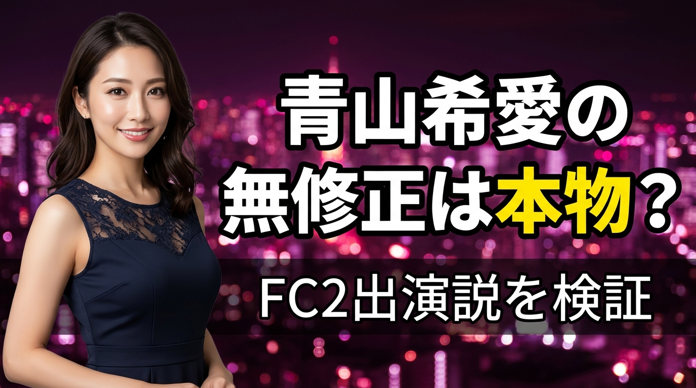 青山希愛の無修正は本物?FC2出演説と作品の現状を検証【2026年最新】