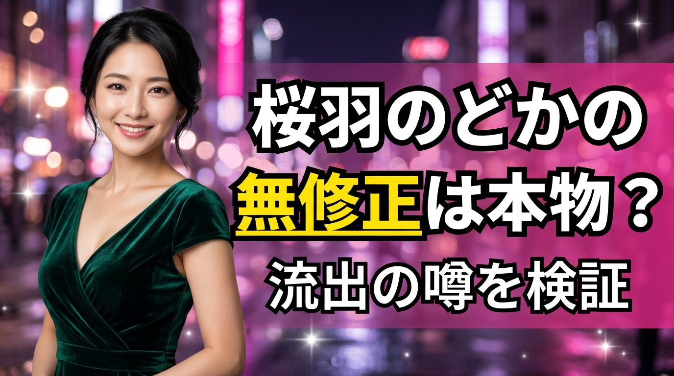 桜羽のどかの無修正は本物?流出の噂とFC2動画を検証【2026年最新】