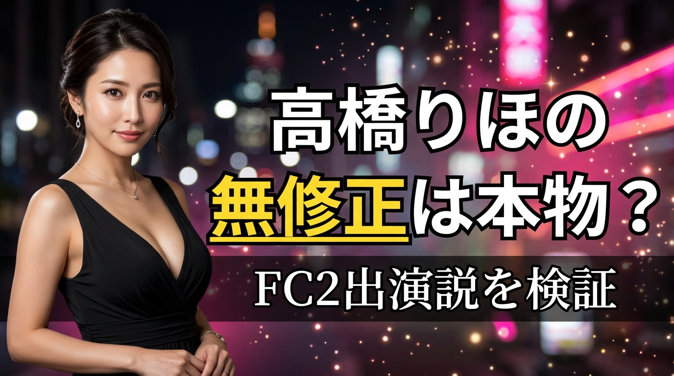 高橋りほ（白橋りほ）の無修正は本物？FC2出演説を検証【2026年最新】
