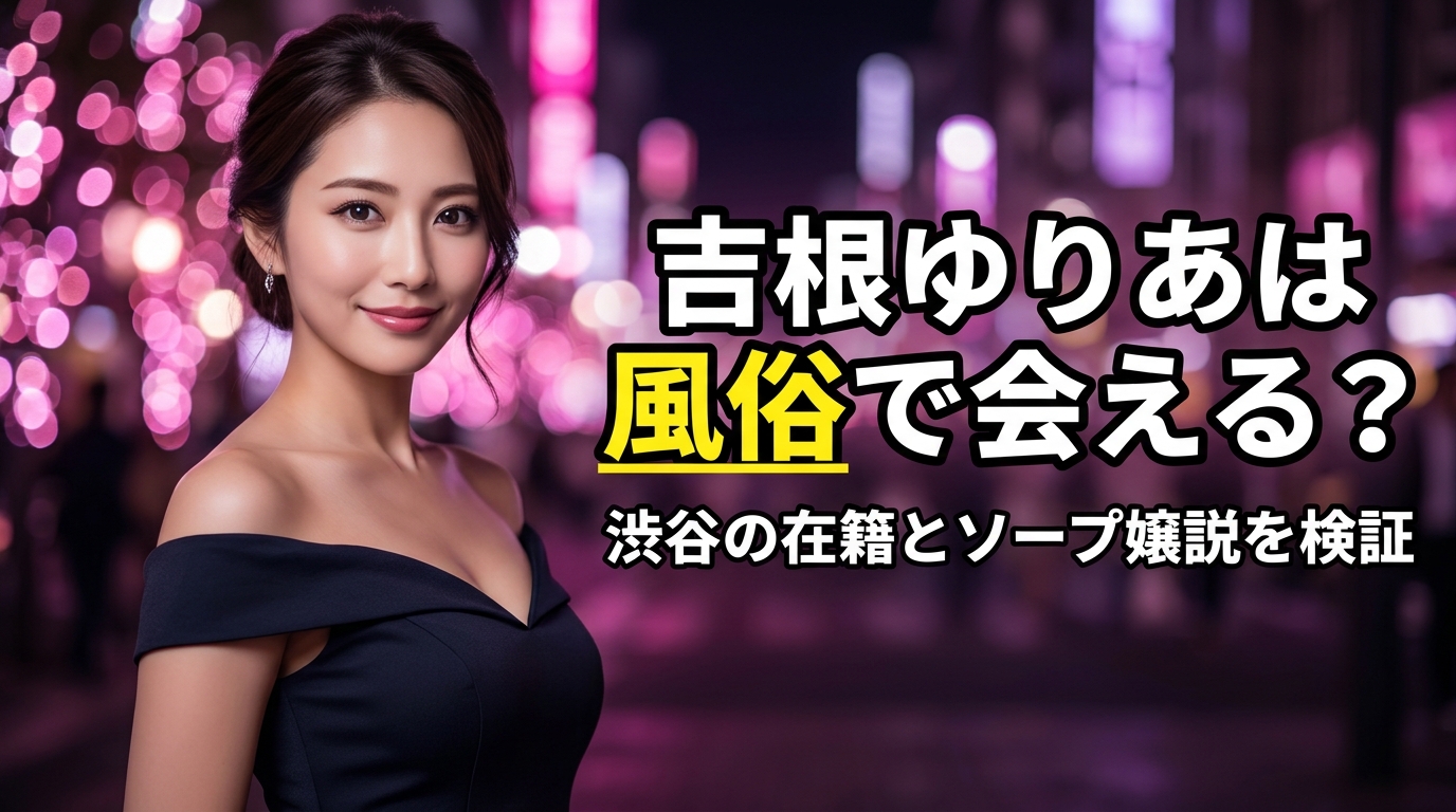 吉根ゆりあは風俗で会える?渋谷デリヘル在籍の噂とソープ嬢説の真相を検証!【2026年最新】